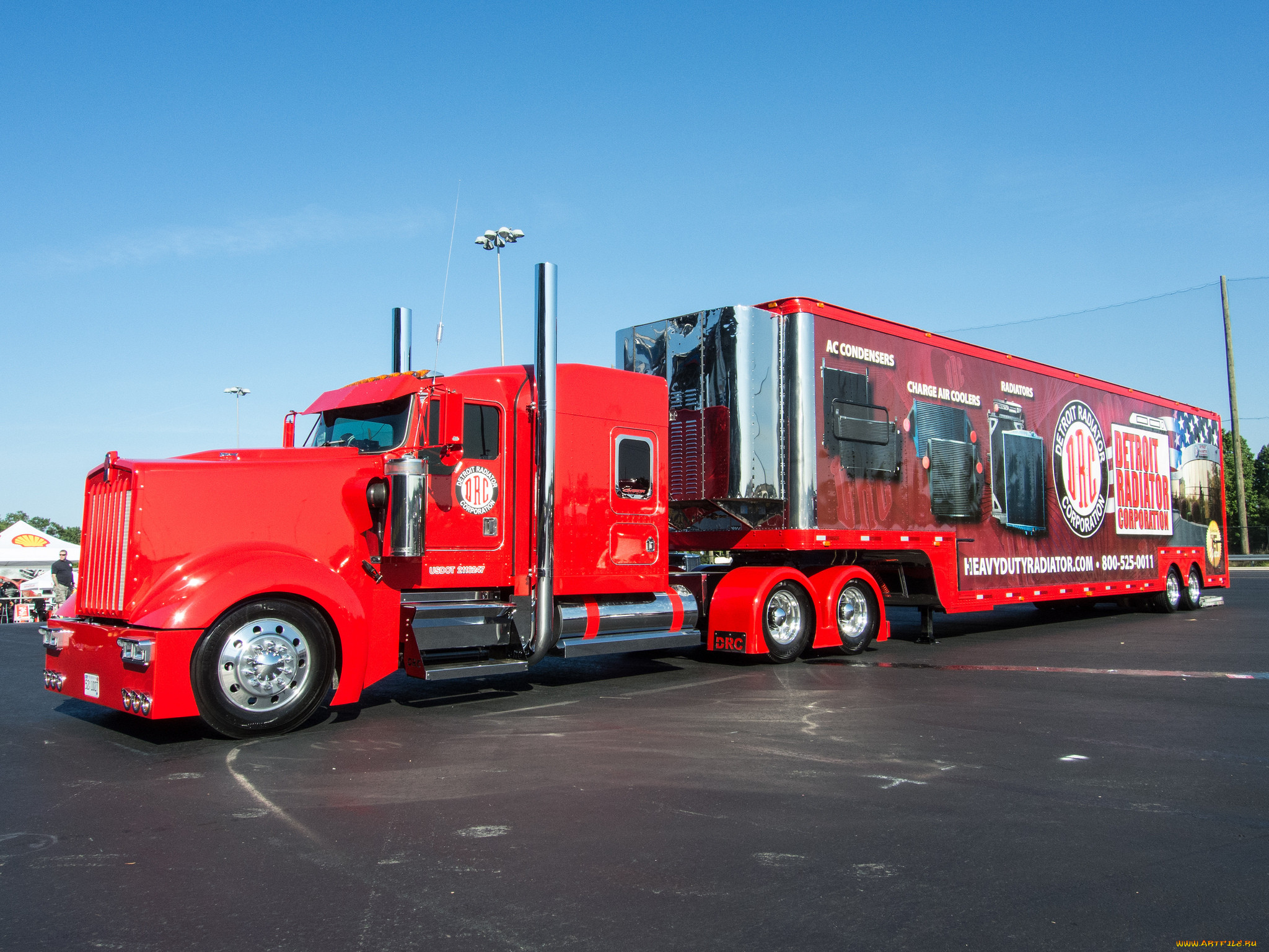, kenworth, , radiator, truck